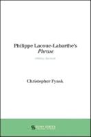 Philippe Lacoue-Labarthe's Phrase
