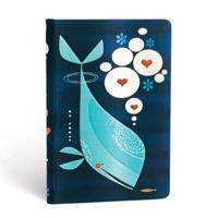 Whale and Friend Mini Unlined Hardcover Journal