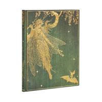 Olive Fairy Ultra Lined Hardcover Journal (Elastic Band Closure)