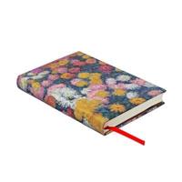 Monet's Chrysanthemums Mini Lined Hardback Journal (Elastic Band Closure)