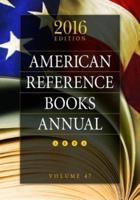 American Reference Books Annual 2016