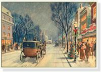 Vintage Carriage Ride Deluxe Boxed Holiday Cards