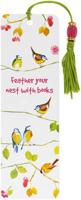 Beaded Bookmark Watercolor Birds