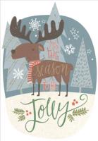 Merry Moose Small Boxed Holiday Cards