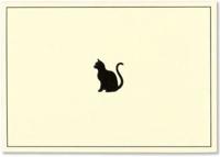 Note Card Black Cat