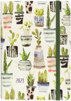 2021 Watercolor Succulents Weekly Planner