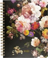 2021 Midnight Floral Desk Calendar