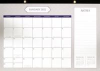 2022 Classic Desk Calendar Pad (12-Month Calendar With Bonus Stickers)