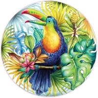Tropical Toucan 1000 Piece Round Jigsaw Puzzle