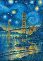 San Francisco Starry Night 500 Piece Jigsaw Puzzle