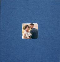 Navy Linen Photo Album (40 Self-Adhesive Pages)