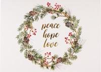 Festive Wreath Deluxe Boxed Holiday Cards