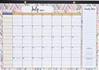 2025 Family Desk Pad and Wall Calendar (11 X 17) - (12-Month Calendar With 152 Bonus Stickers!)