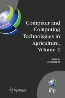 Computer and Computing Technologies in Agriculture, Volume II : First IFIP TC 12 International Conference on Computer and Computing Technologies in Agriculture (CCTA 2007), Wuyishan, China, August 18-20, 2007