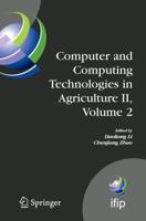Computer and Computing Technologies in Agriculture II, Volume 2 : The Second IFIP International Conference on Computer and Computing Technologies in Agriculture (CCTA2008), October 18-20, 2008, Beijing, China