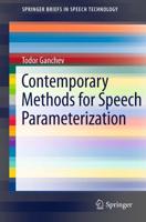 Contemporary Methods for Speech Parameterization