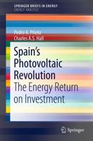 Spain's Photovoltaic Revolution : The Energy Return on Investment