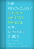The Psychology Student Writer's Manual and Reader's Guide. Volume 5