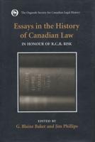 Essays in the History of Canadian Law, Volume VIII