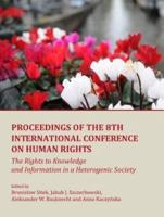 Proceedings of the 8th International Conference on Human Rights