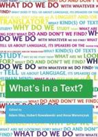 What's in a Text?