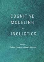 Cognitive Modeling in Linguistics