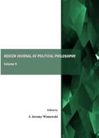 Review Journal of Political Philosophy, Volume 9