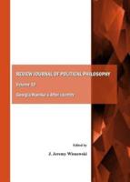 Review Journal of Political Philosophy Volume 10