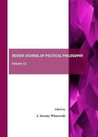 Review Journal of Political Philosophy Volume 11