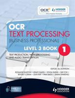 OCR Text Processing (Business Professional). Book 1 Level 3