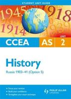CCEA AS History. Unit 2 Russia 1903-41 (Option 5)