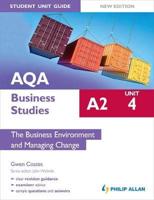 AQA A2 Business Studies. Unit 4 The Business Environment and Managing Change