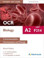 OCR A2 Biology. Unit F214 Communication, Homeostasis and Energy
