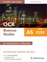 OCR AS Business Studies. Unit F291 An Introduction to Business