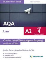AQA A2 Law. Unit 4 (Sections A & B) Criminal Law (Offences Against Property) and Law of Tort