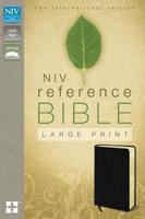 NIV Reference Bible, Large Print Black Leather