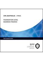CPA Australia. Foundation Level Business Finance