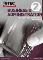 BTEC Apprenticeship Assessment Workbook Business Admin Level 2