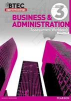 BTEC Apprenticeship Assessment Workbook Business Admin Level 3