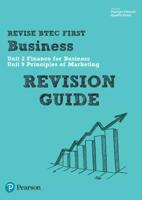 Pearson REVISE BTEC First in Business Revision Guide - 2023 and 2024 Exams and Assessments