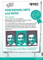 Options Evening - BTEC Performing Arts Case Study Poster