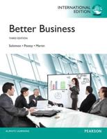 Better Business, Plus MyBizLab With Pearson eText