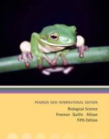 Biological Science Pearson New International Edition, Plus MasteringBiology Without eText
