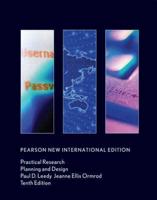 Practical Research:Planning and Design Pearson New International Edition, Plus MyEducationLab Without eText