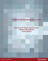 School Law Pearson New International Edition, Plus MyEdLeadershipLab Without eText