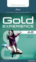 Gold Experience A2 eText Student Access Card