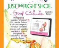 Just the Right Shoe 2014 Mini Box Calendar