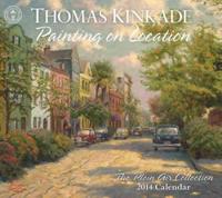 Thomas Kinkade Painting on Location 2014 Calendar