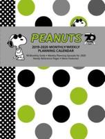 Peanuts 2019-2020 Monthly/Weekly Planning Calendar