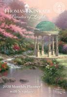 Thomas Kinkade Painter of Light With Scripture 2020 Monthly Pocket Planner Calen